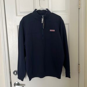 Vineyard vines, navy blue half zip